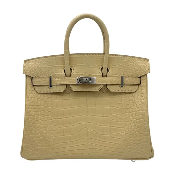 Hermès Birkin 25 Alligator Vanille Matte