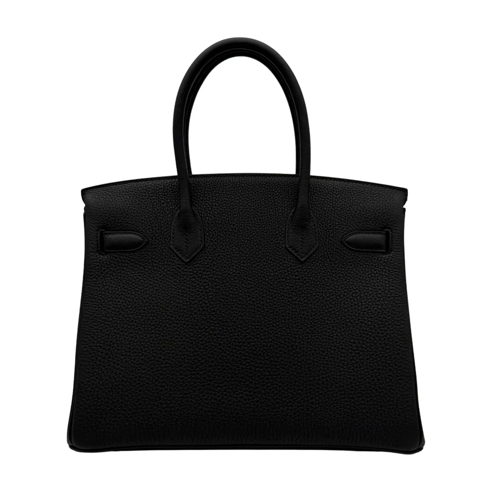 Hermès Birkin 30 Togo Black Gold Hardware, vista 3