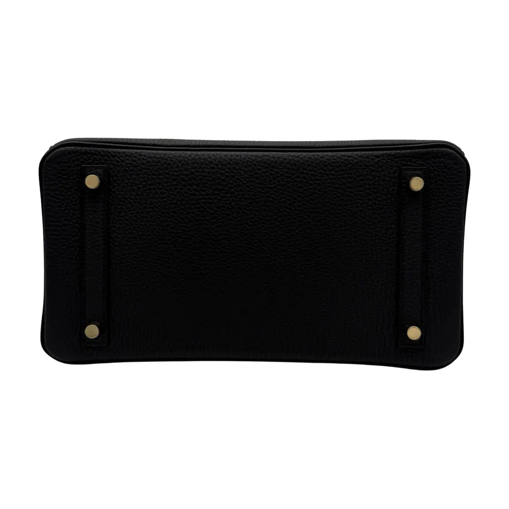 Hermès Birkin 30 Togo Black Gold Hardware, vista 4
