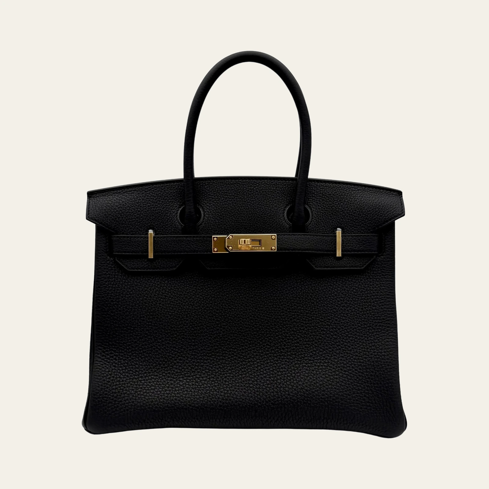 Hermès Birkin 30 Togo Black Gold Hardware