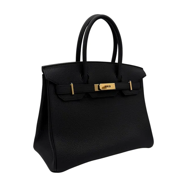 Hermès Birkin 30 Togo Black Gold Hardware, segunda vista