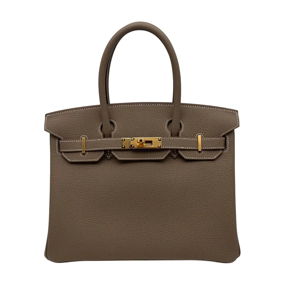 Hermès Birkin 30 Togo Etoupe Gold Hardware
