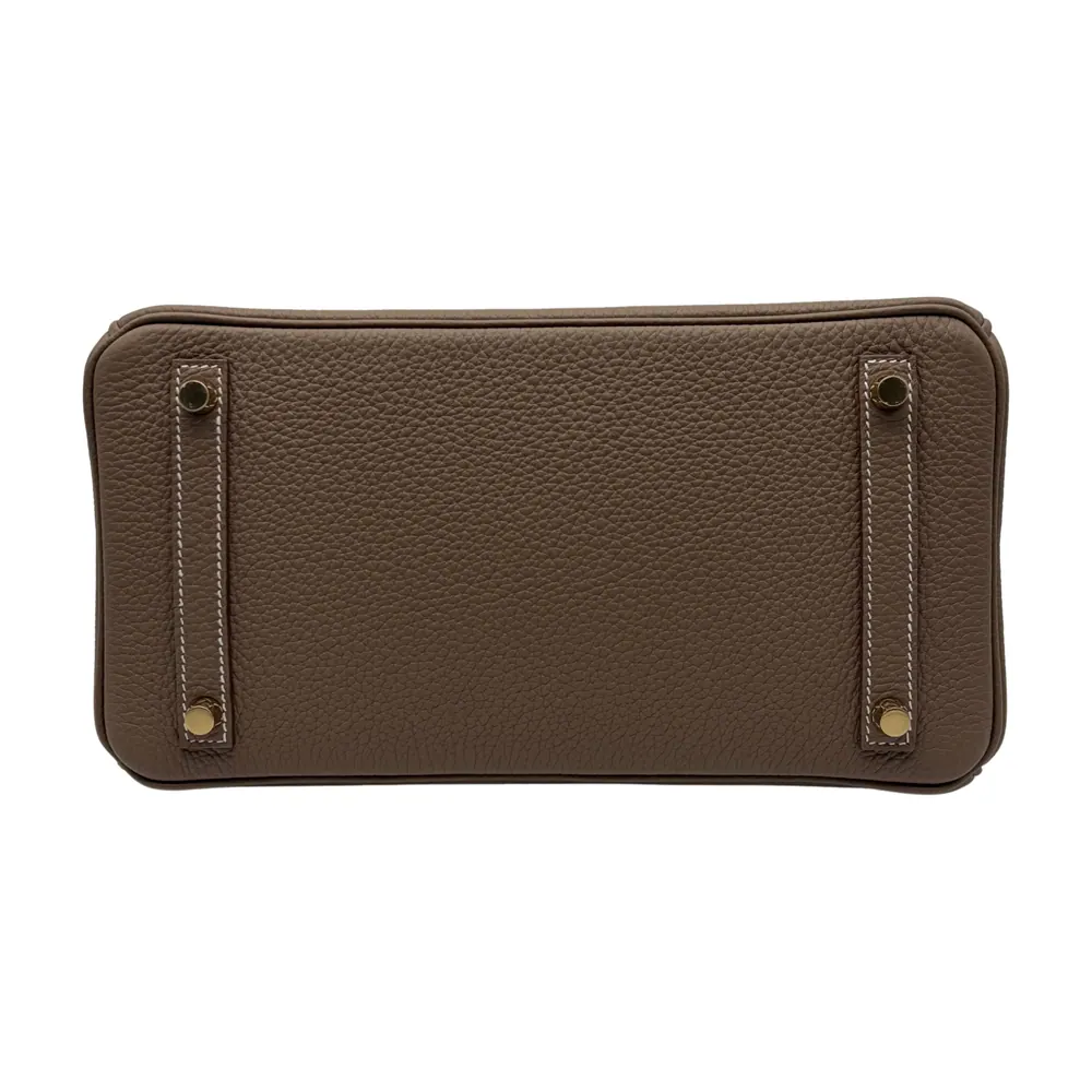 Hermès Birkin 30 Togo Etoupe Gold Hardware, vista 4
