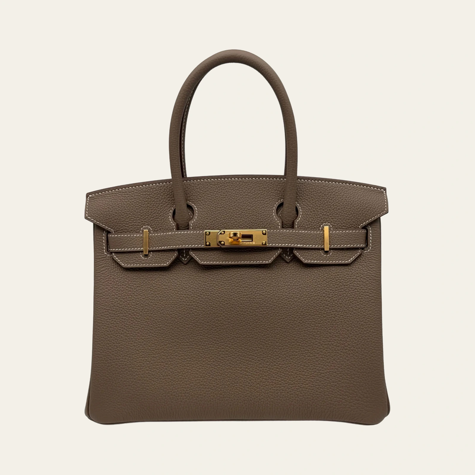 Hermès Birkin 30 Togo Etoupe Gold Hardware