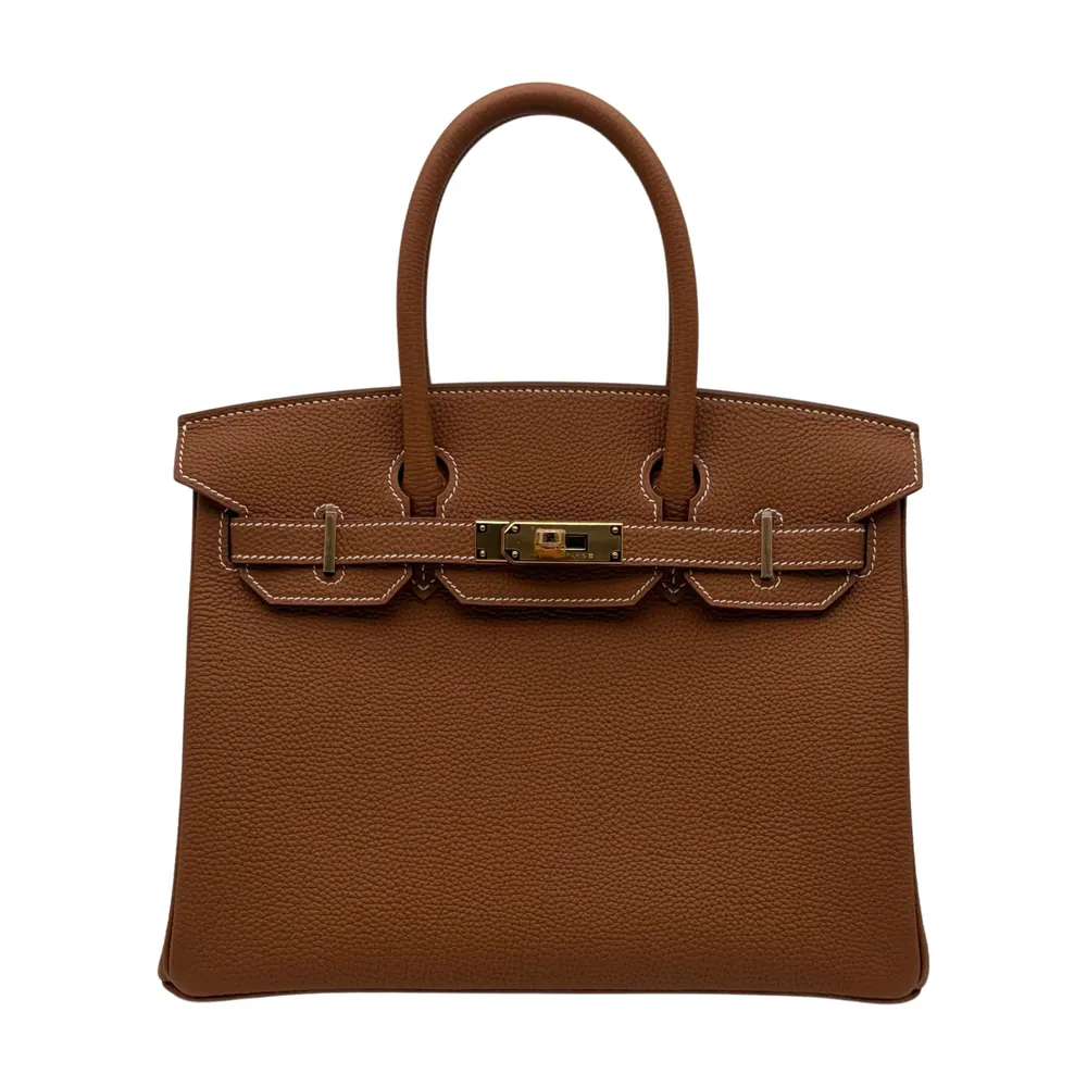 Hermès Birkin 30 Togo Gold Gold Hardware