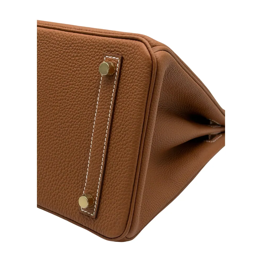 Hermès Birkin 30 Togo Gold Gold Hardware, vista 5