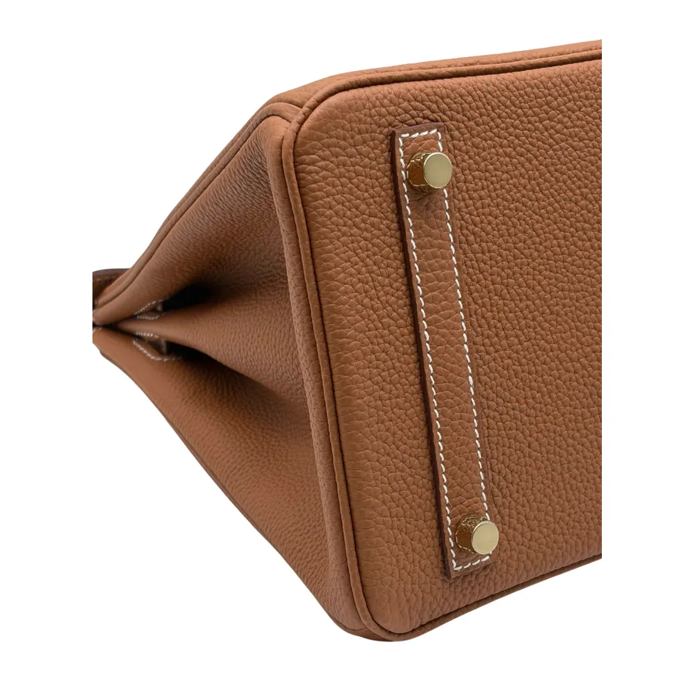 Hermès Birkin 30 Togo Gold Gold Hardware, vista 6