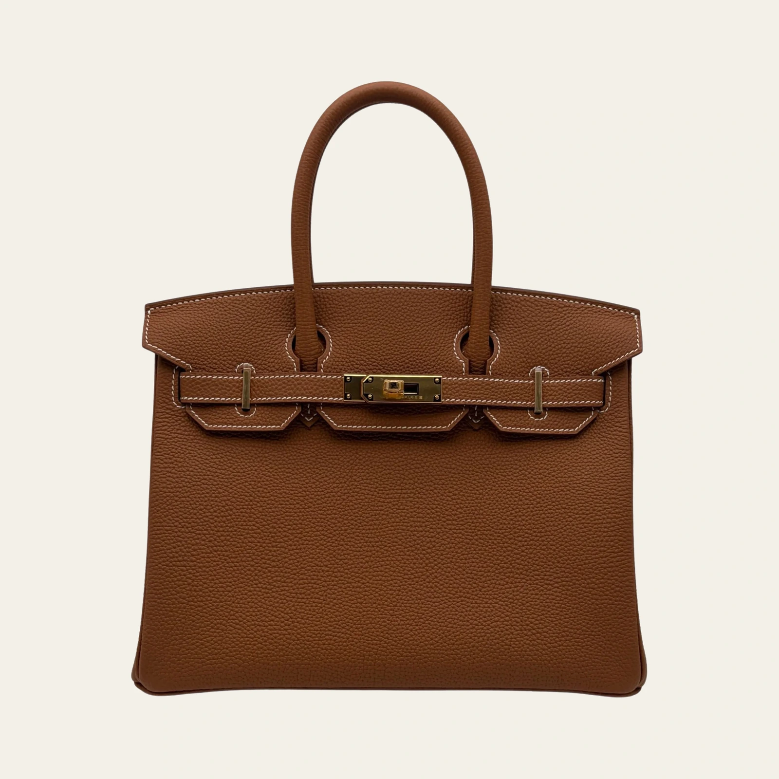 Hermès Birkin 30 Togo Gold Gold Hardware
