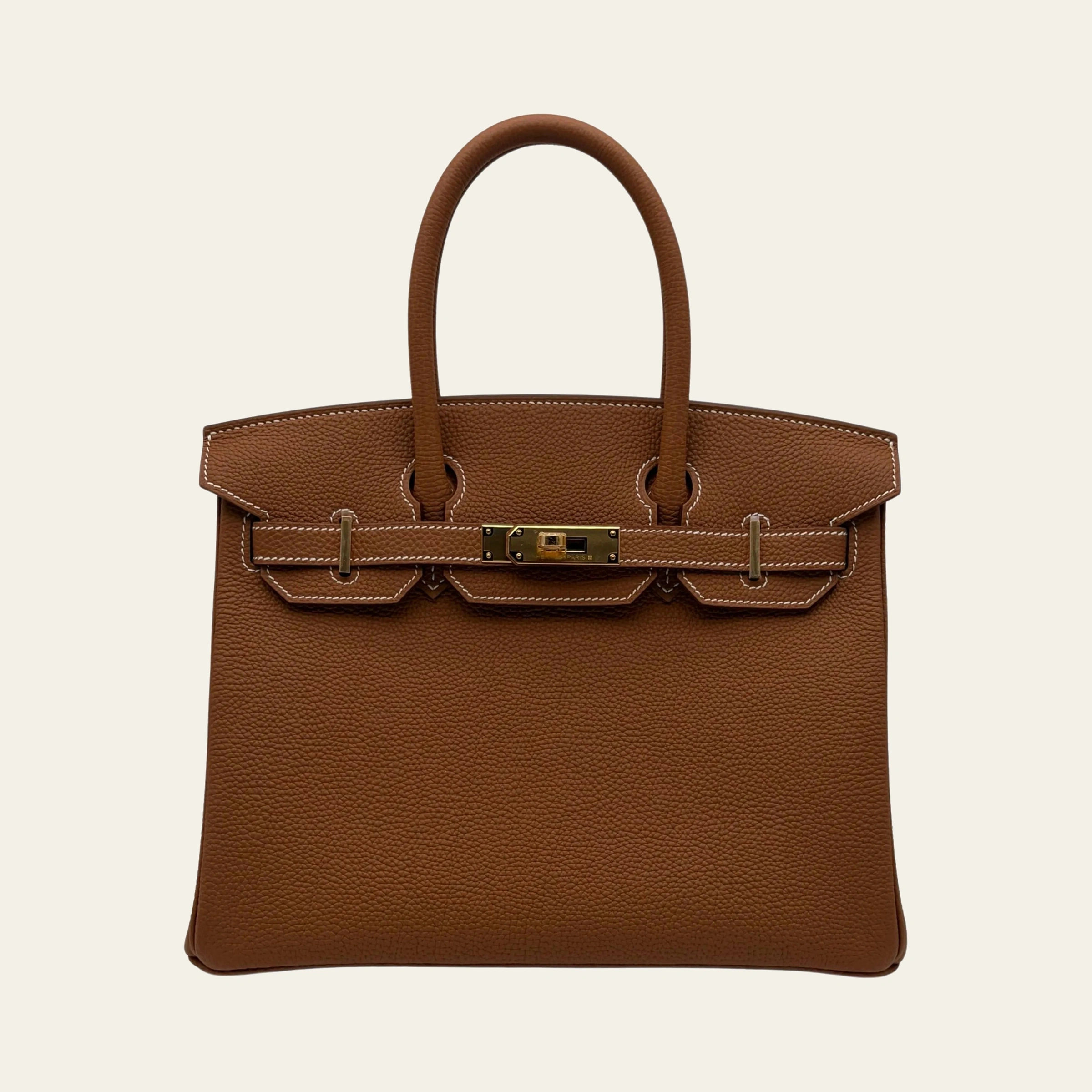 Hermès Birkin 30 Togo Gold Gold Hardware