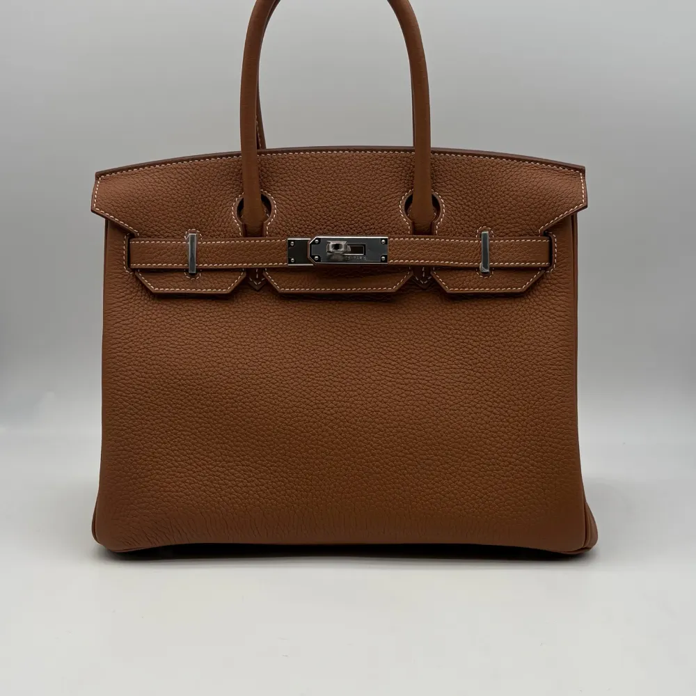 Hermès Birkin 30 Togo Gold Palladium Hardware