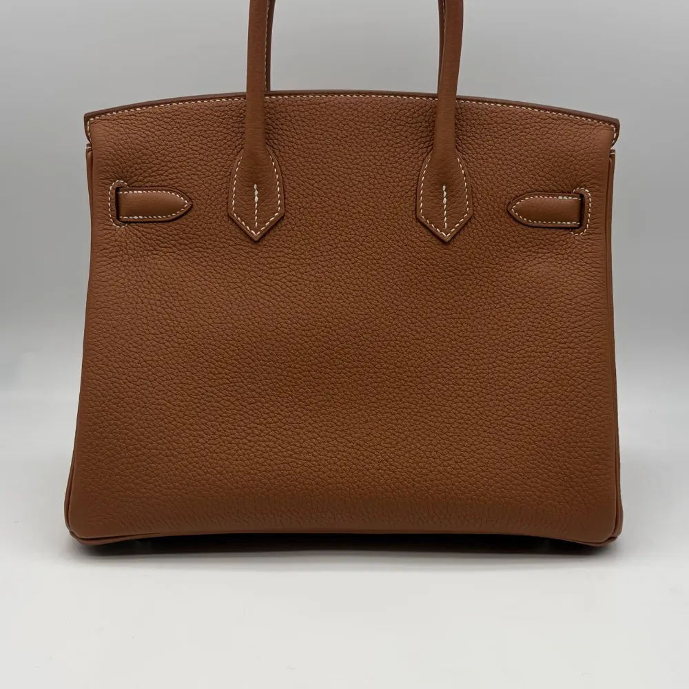 Hermès Birkin 30 Togo Gold Palladium Hardware, view 3