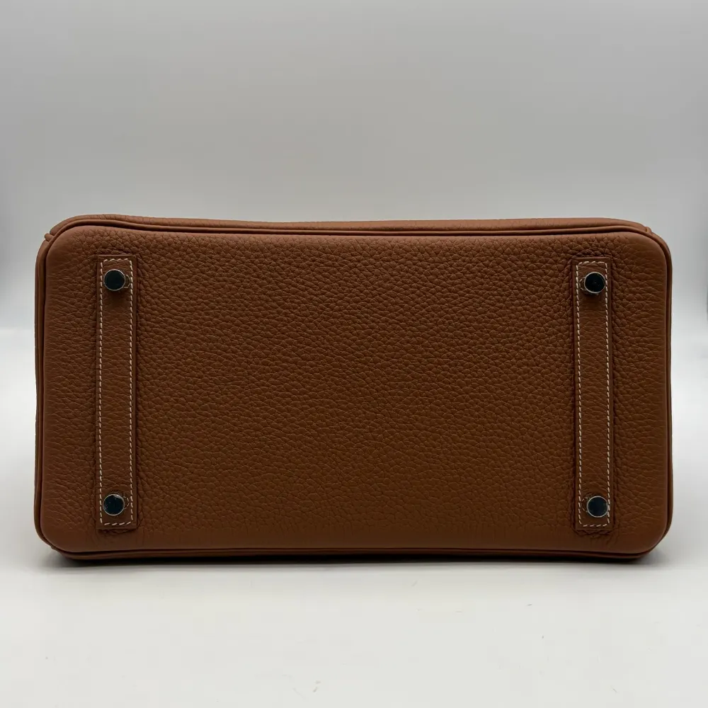 Hermès Birkin 30 Togo Gold Palladium Hardware, view 4