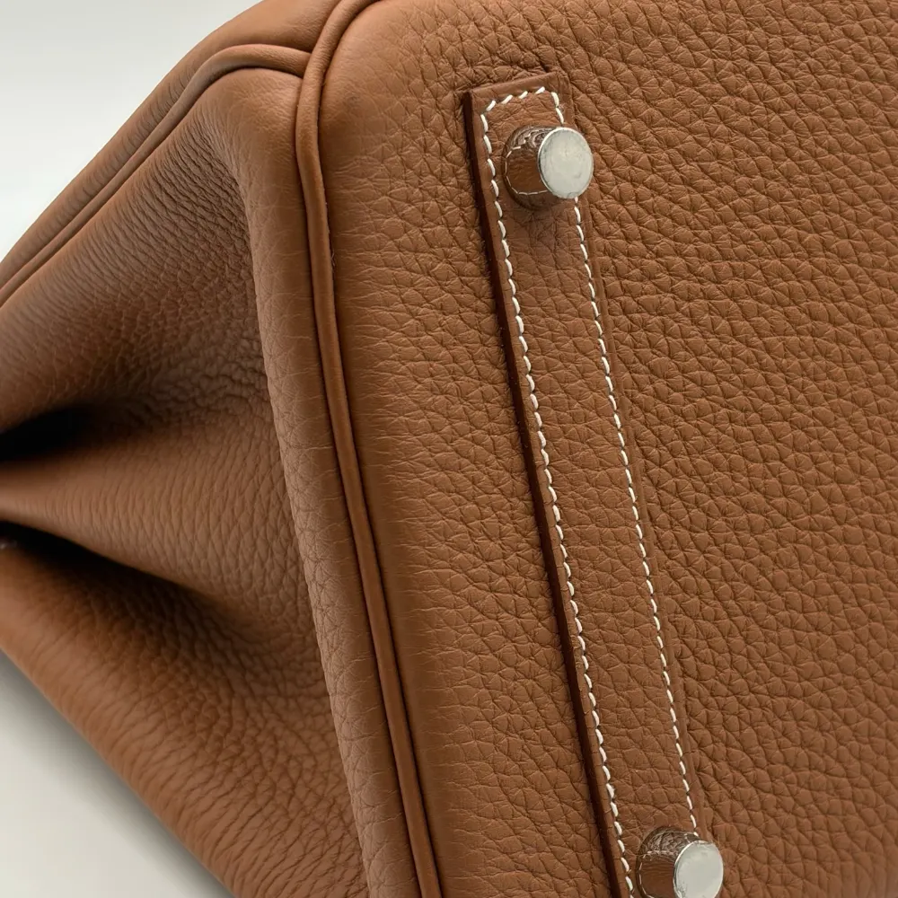 Hermès Birkin 30 Togo Gold Palladium Hardware, view 5
