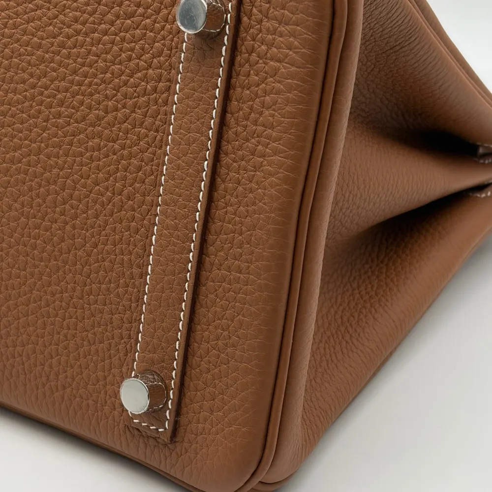 Hermès Birkin 30 Togo Gold Palladium Hardware, view 6
