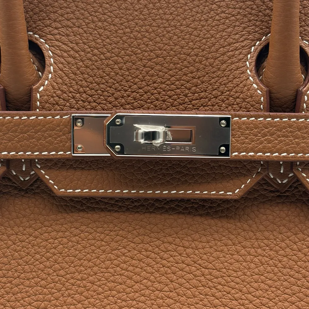 Hermès Birkin 30 Togo Gold Palladium Hardware, view 7
