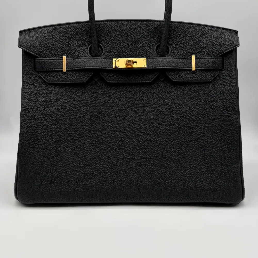 Hermès Birkin 35 Togo Black Gold Hardware