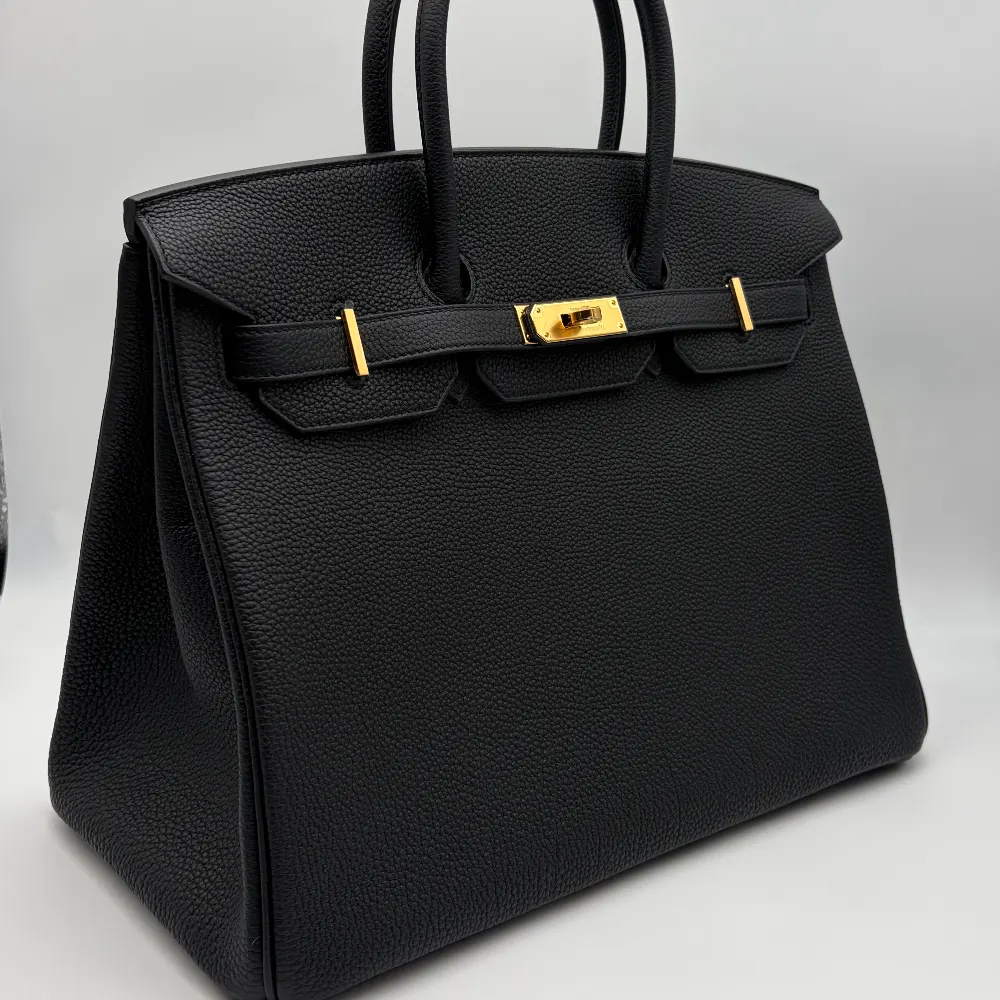 Hermès Birkin 35 Togo Black Gold Hardware, view 2