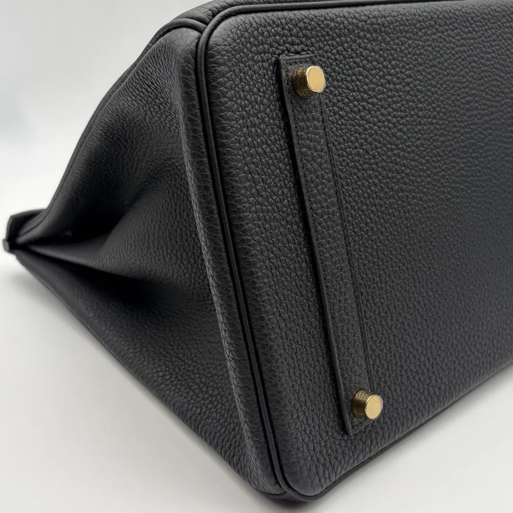 Hermès Birkin 35 Togo Black Gold Hardware, view 5