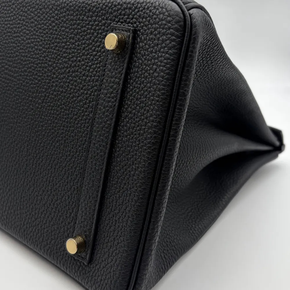 Hermès Birkin 35 Togo Black Gold Hardware, view 6