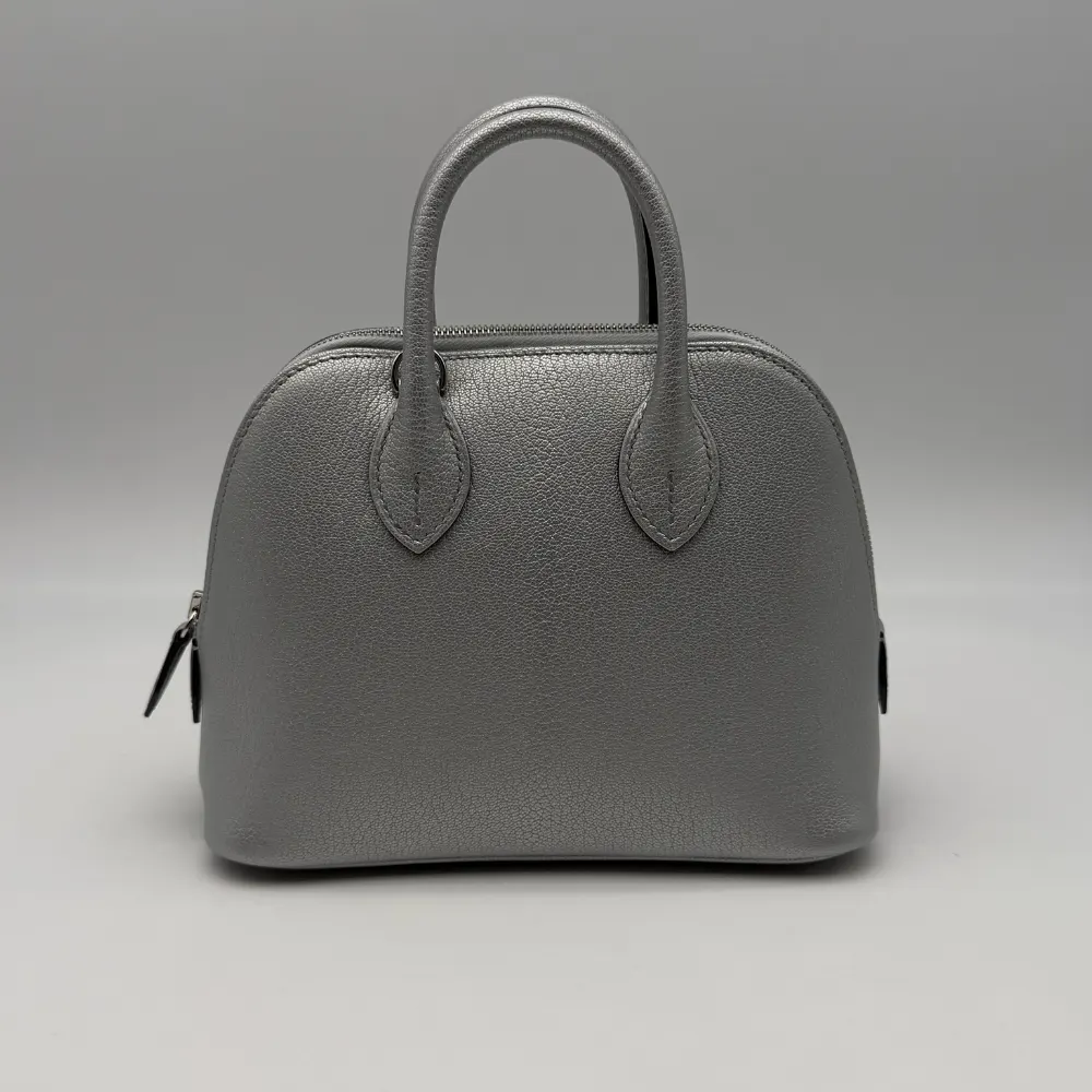 Hermès Bolide Mini Chèvre Chamkilight Leather Argent Palladium Hardware, vista 3