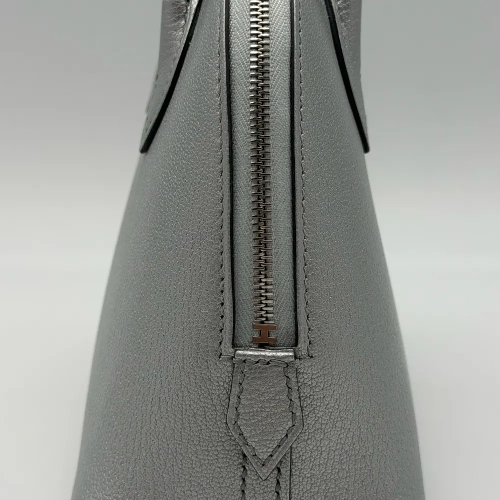 Hermès Bolide Mini Chèvre Chamkilight Leather Argent Palladium Hardware, vista 7