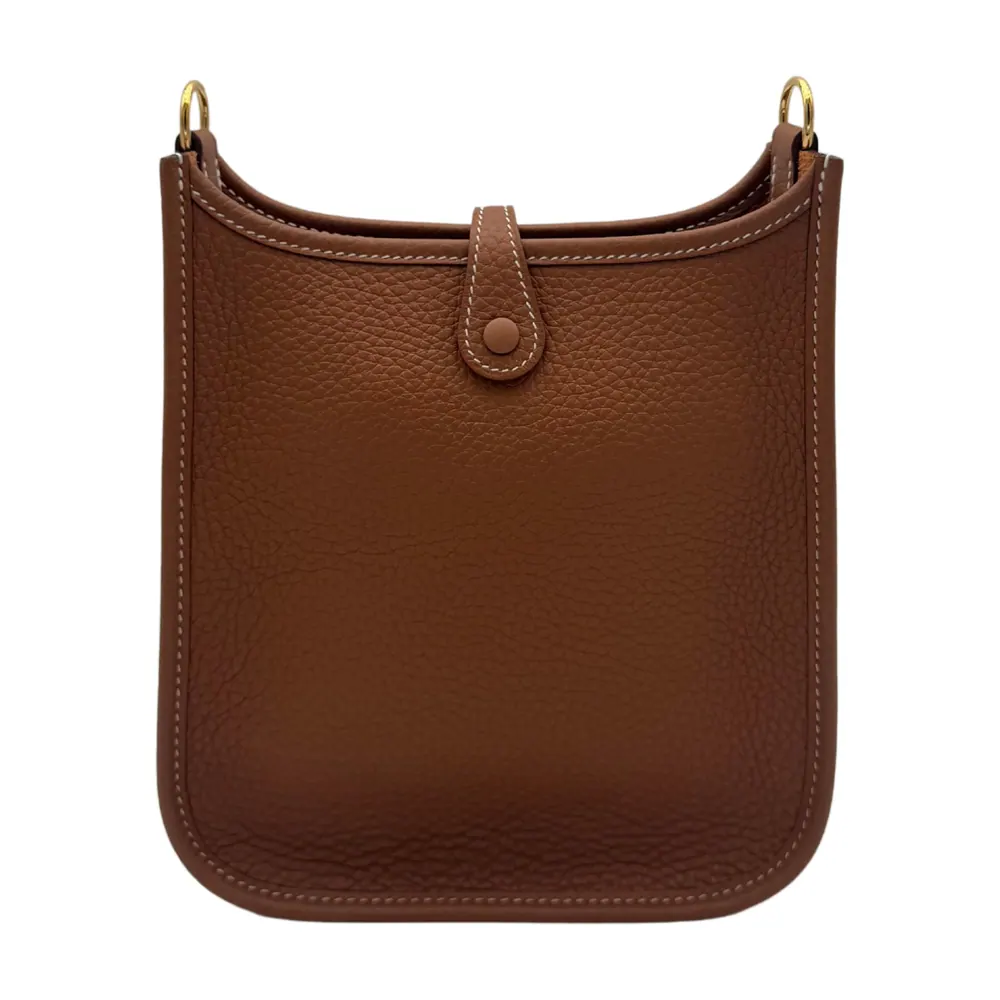 Hermès Evelyne 16 Clemence Gold Gold Hardware, vista 3
