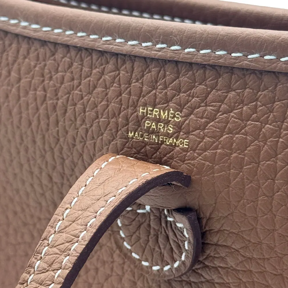 Hermès Evelyne 16 Clemence Gold Gold Hardware, vista 6