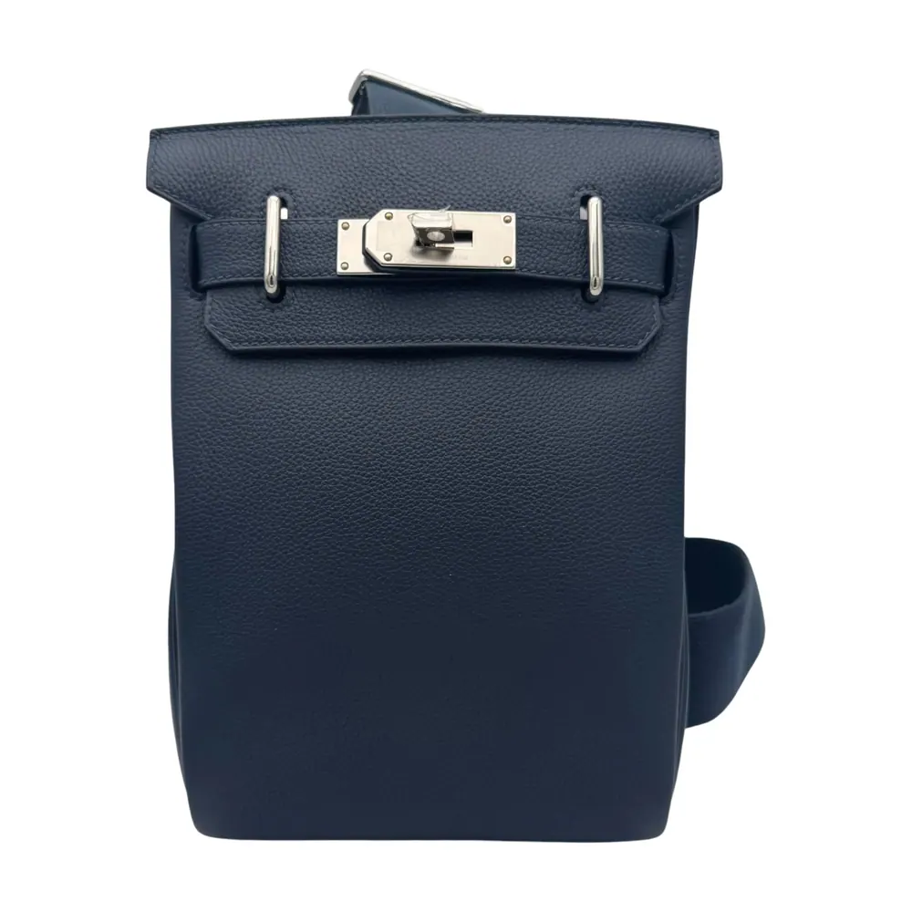 Hermès Hac A Dos PM Togo Blue Abysse