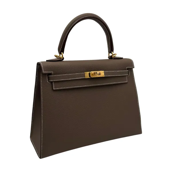 Hermès Kelly 25 Epsom Etoupe Gold Hardware, segunda vista