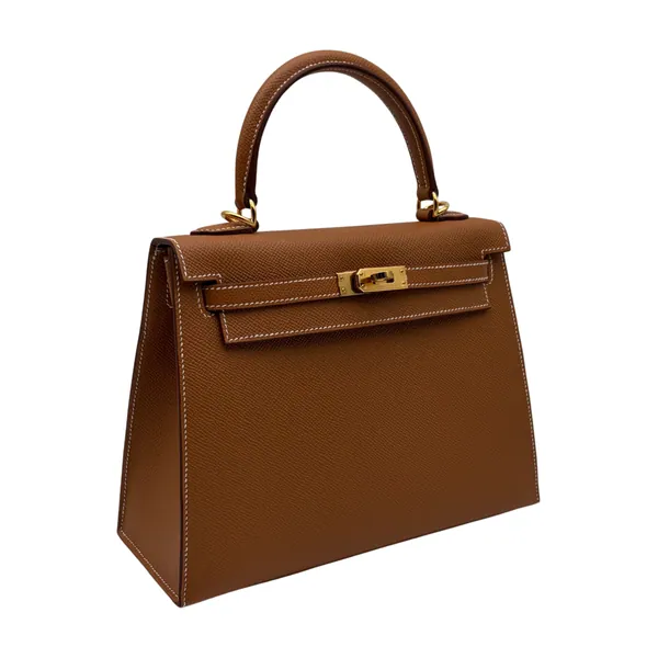 Hermès Kelly 25 Epsom Gold Gold Hardware, segunda vista