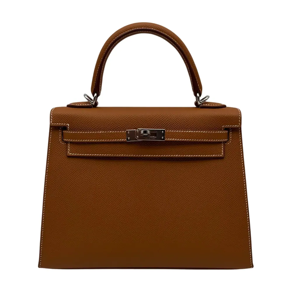 Hermès Kelly 25 Epsom Gold Palladium Hardware