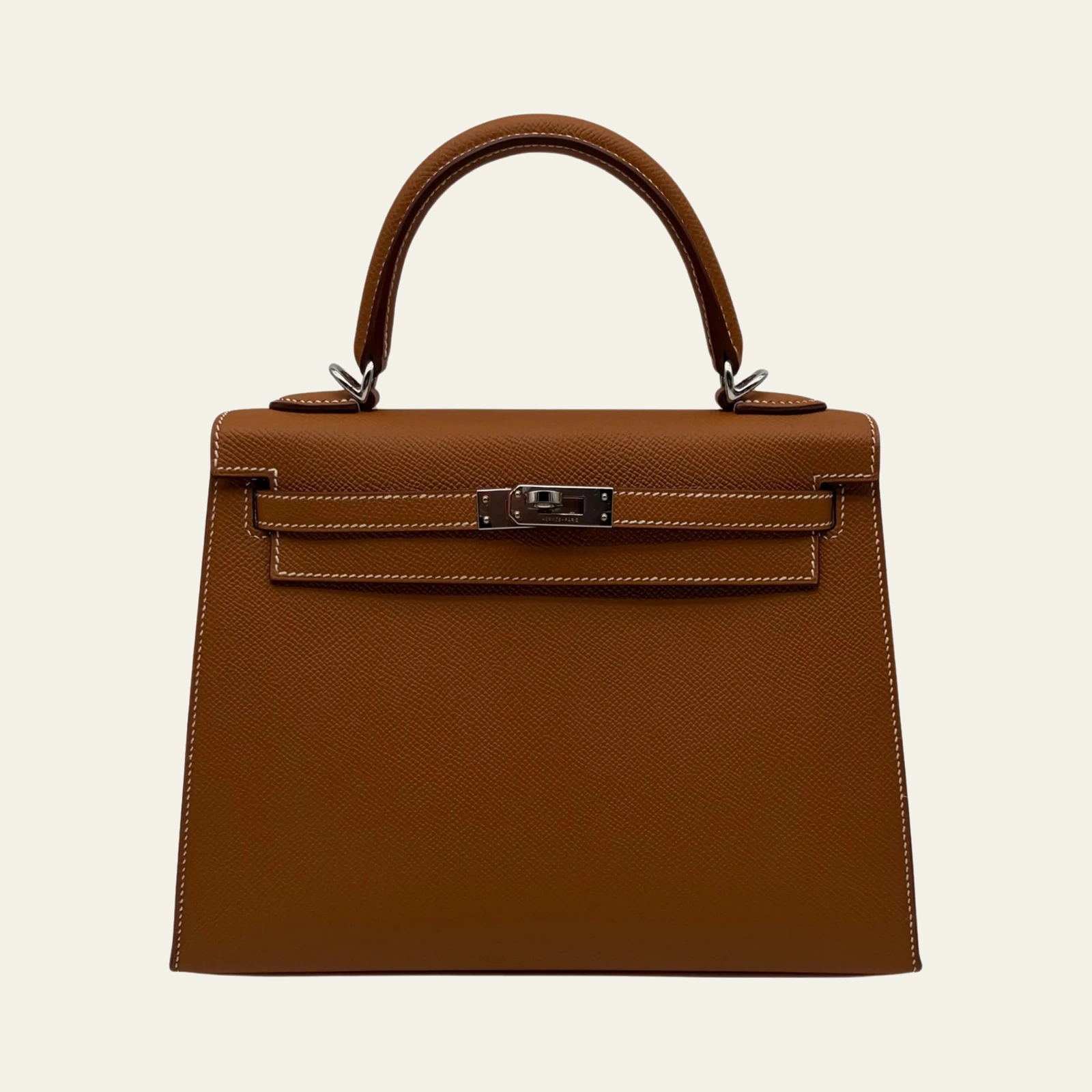 Hermès Kelly 25 Epsom Gold Palladium Hardware