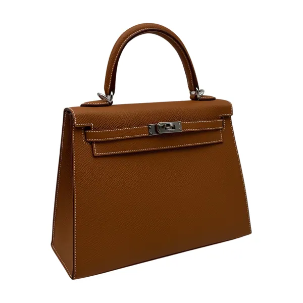 Hermès Kelly 25 Epsom Gold Palladium Hardware, segunda vista