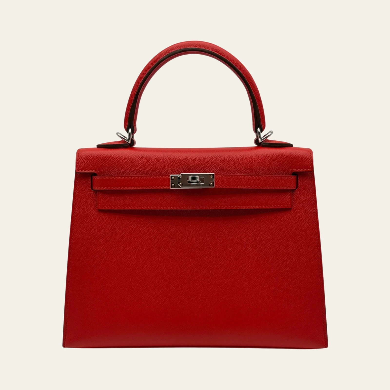 Hermès Kelly 25 Madame Rouge de Coeur Palladium Hardware