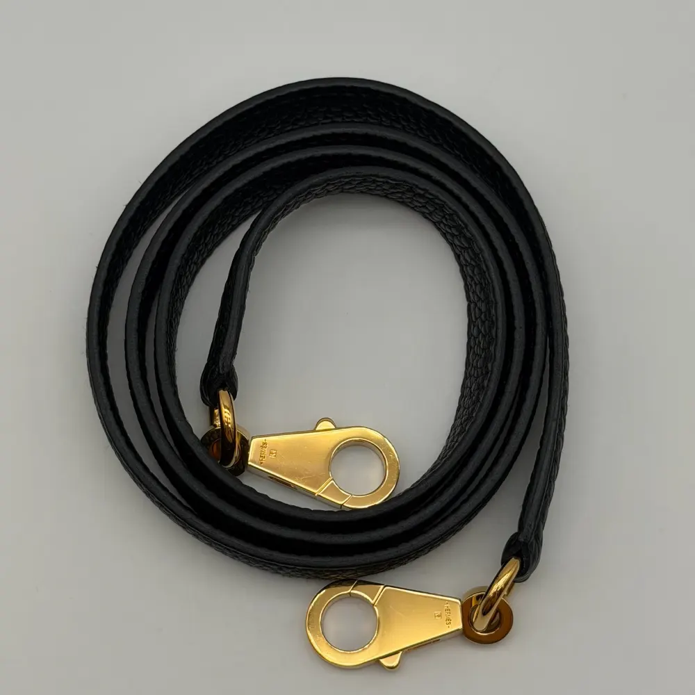Hermès Kelly 25 Togo Black Gold Hardware, vista 11