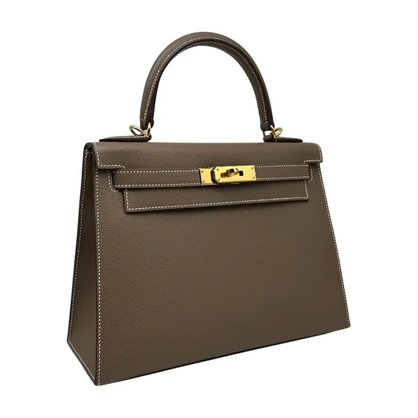 Hermès Kelly 28 Epsom Etoupe Gold Hardware, segunda vista