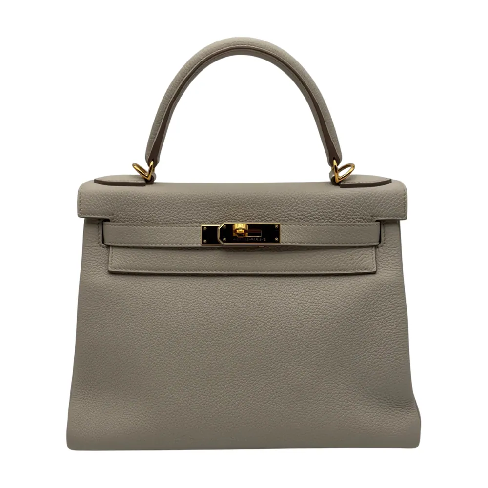 Hermès Kelly 28 Togo Beton Gold Hardware