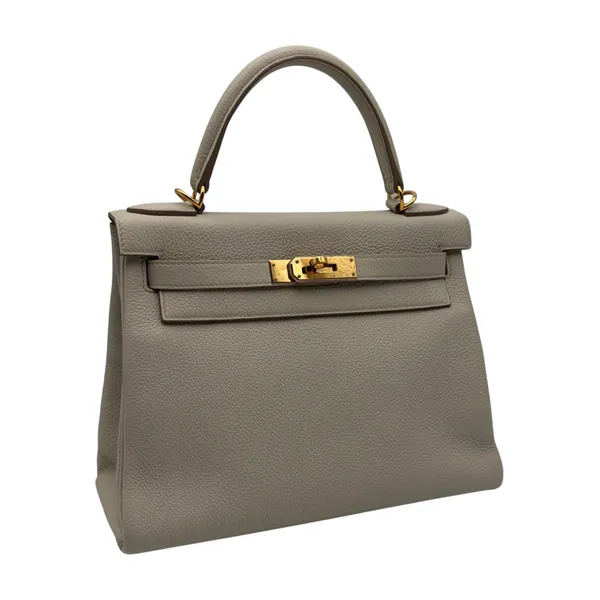 Hermès Kelly 28 Togo Beton Gold Hardware, segunda vista