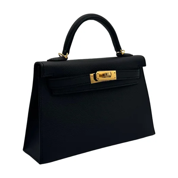 Hermès Kelly Mini Epsom Black Gold Hardware, segunda vista