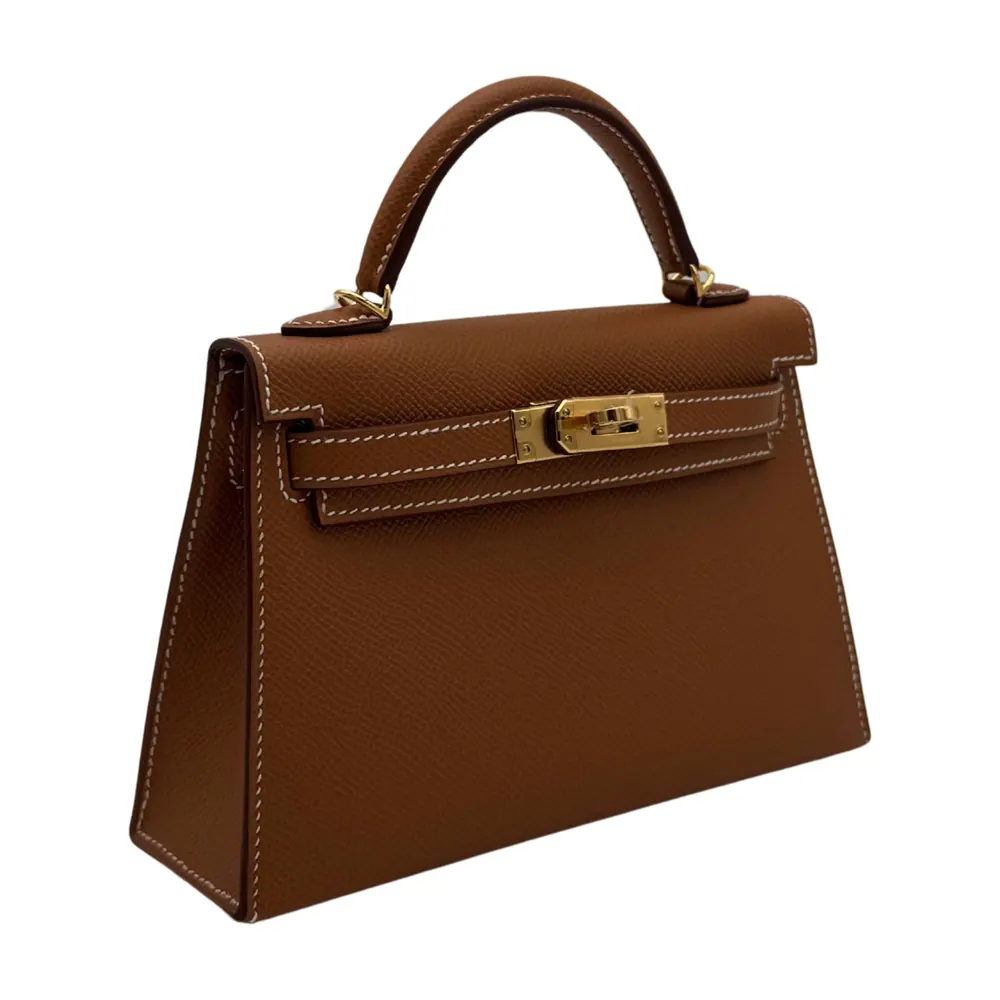 Hermès Kelly Mini Epsom Gold 2026, vista 2