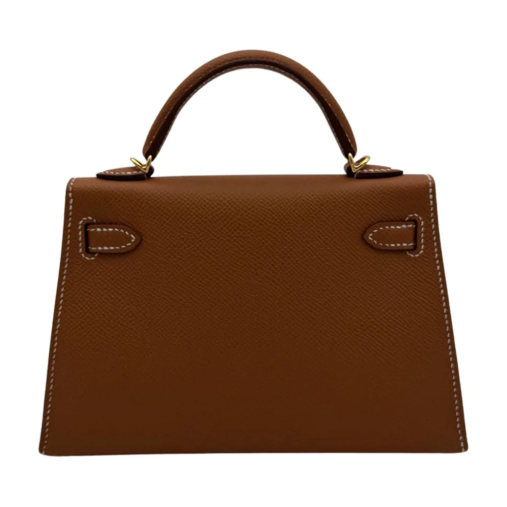 Hermès Kelly Mini Epsom Gold 2026, vista 3