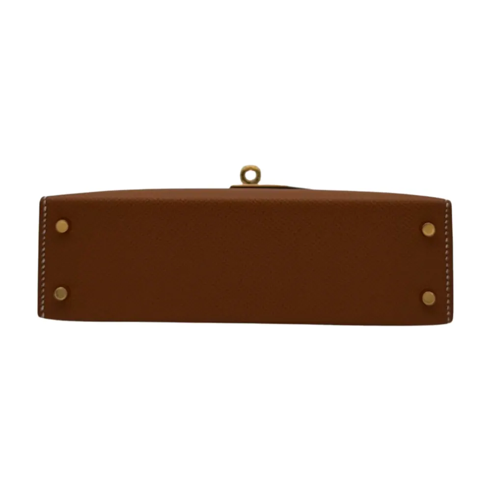 Hermès Kelly Mini Epsom Gold 2026, vista 4