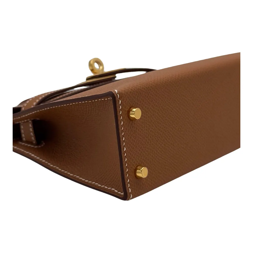 Hermès Kelly Mini Epsom Gold 2026, vista 5