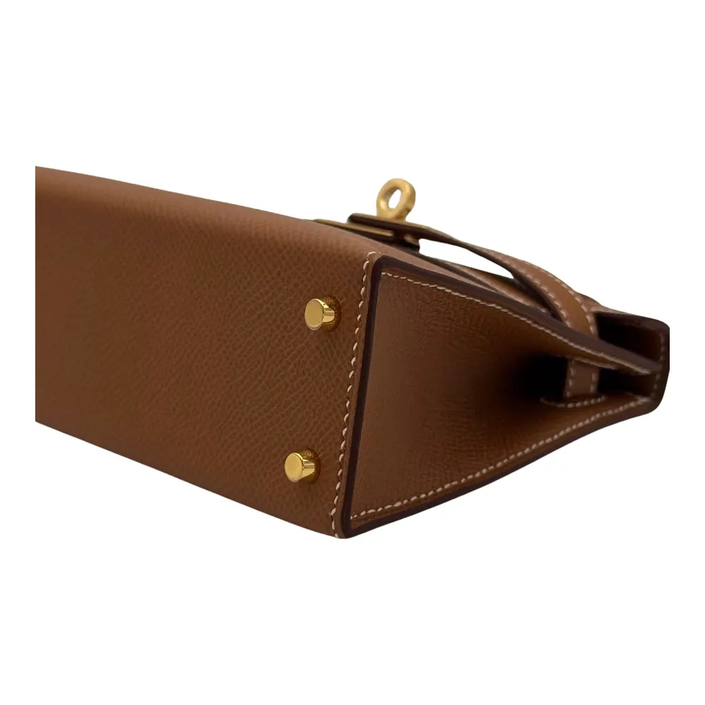 Hermès Kelly Mini Epsom Gold 2026, vista 6