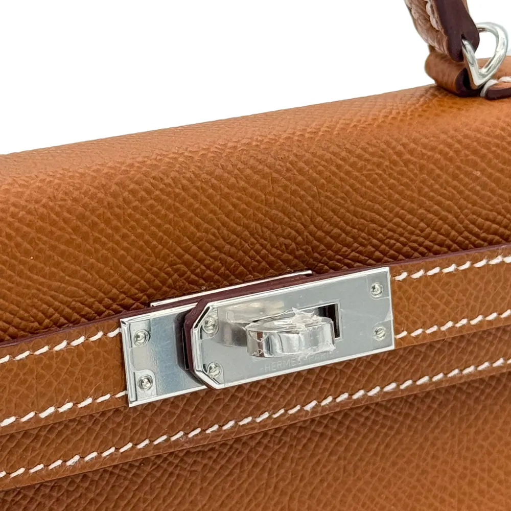 Hermès Kelly Mini Epsom Gold, vista 6