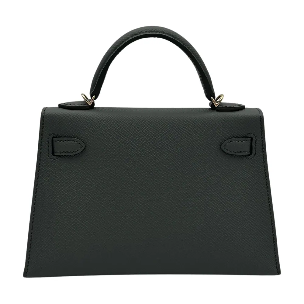 Hermès Kelly Mini Epsom Vert Amande, vista 3
