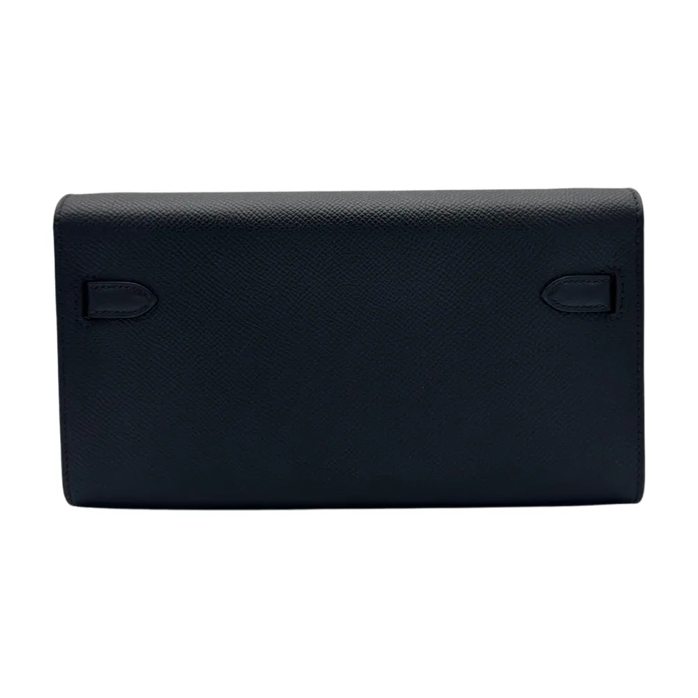 Hermès Kelly To Go Epsom Black Gold Hardware, vista 3