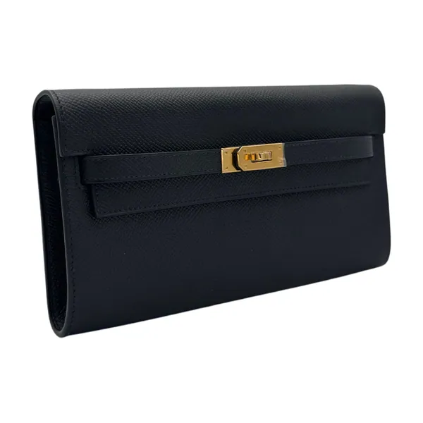 Hermès Kelly To Go Epsom Black Gold Hardware, segunda vista