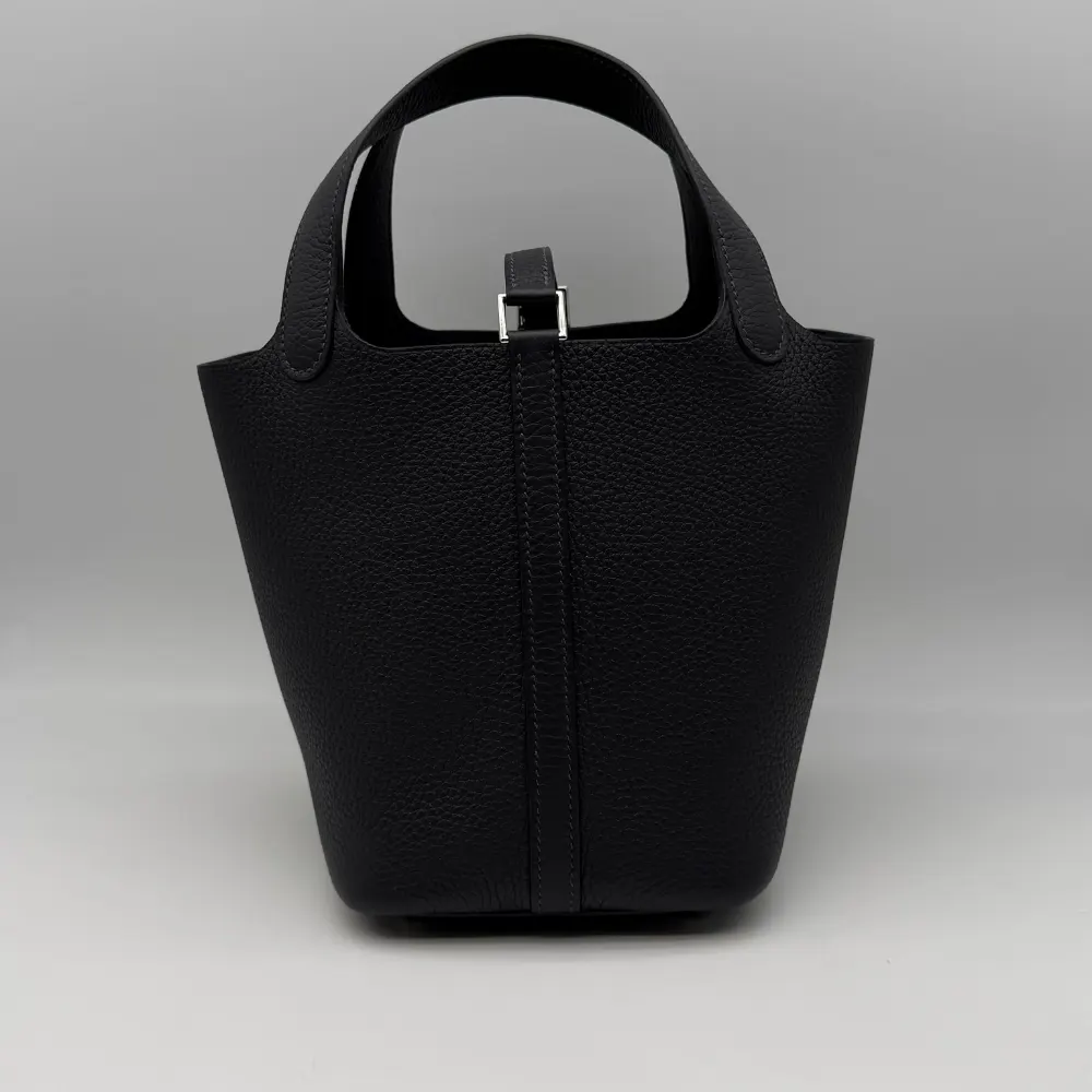 Hermès Picotin 18 Clemence Caban Palladium Hardware, vista 3