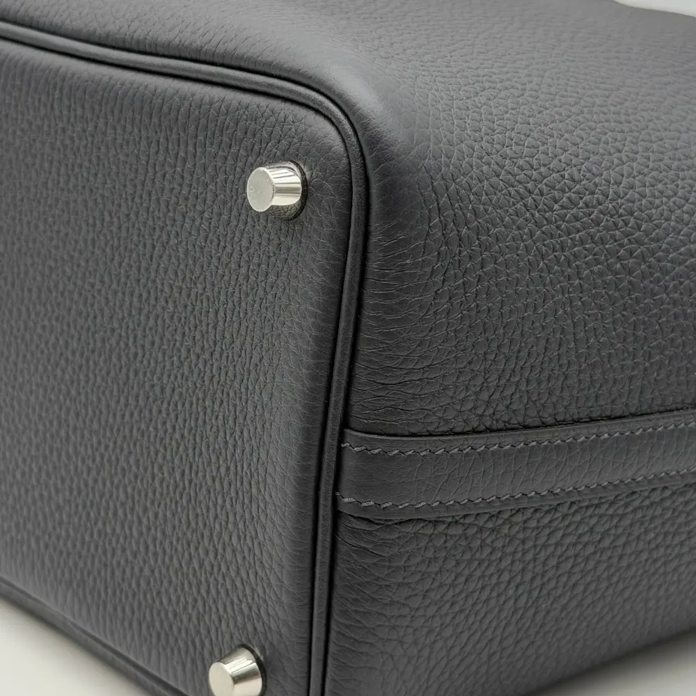 Hermès Picotin 18 Clemence Caban Palladium Hardware, vista 6